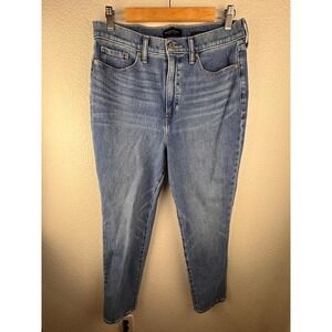 Banana Republic Ultra High Rise Slim Fit‎ Jeans Denim Blue Sz 31 Minimalist